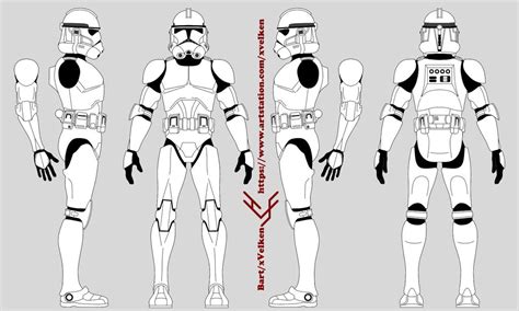 Clone Trooper Armor Templates